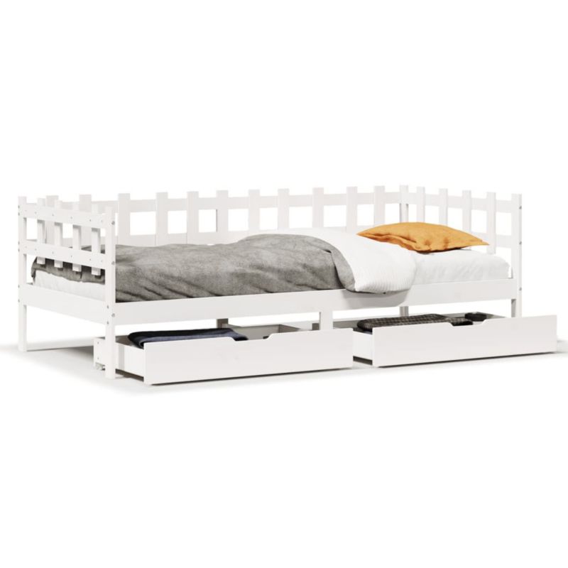 Łóżko dzienne WaszeMeble 80x200 cm białe WM-3302133 1 szt.