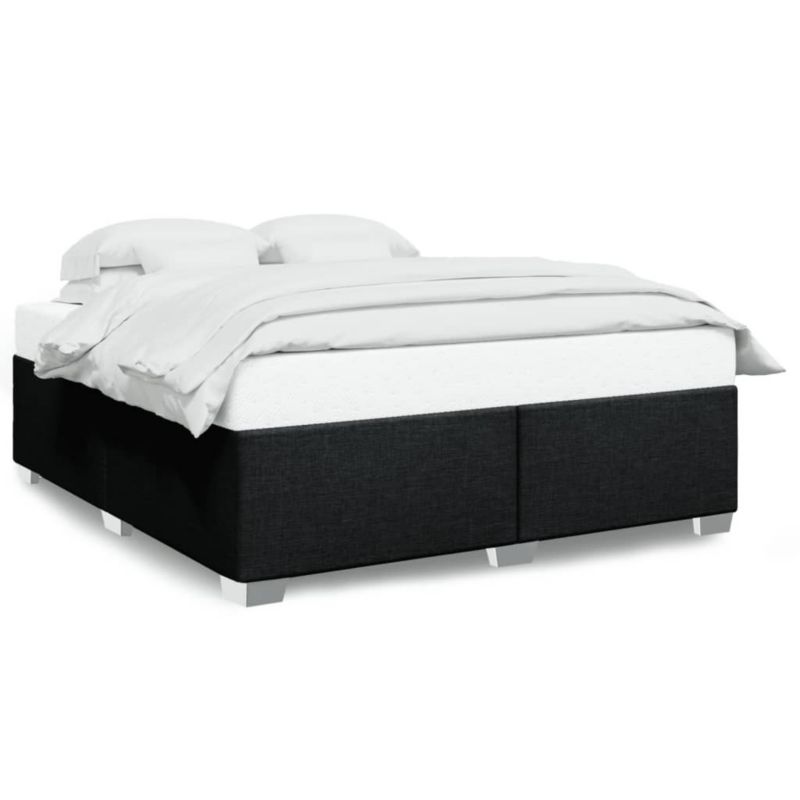 Łóżko tapicerowane WaszeMeble 200x200 cm czarna WM-3284501 1 szt.