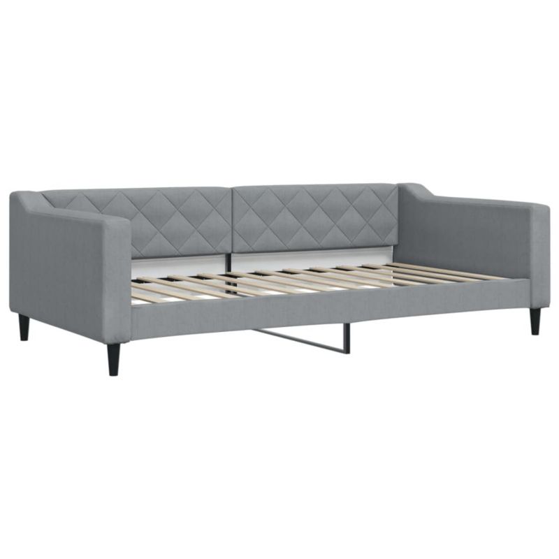 Łóżko dzienne WaszeMeble 100x200 cm jasnoszara WM-354166 1 szt.