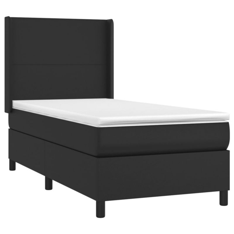Łóżko kontynentalne WaszeMeble 90x200 cm czarna WM-3139241 1 szt.