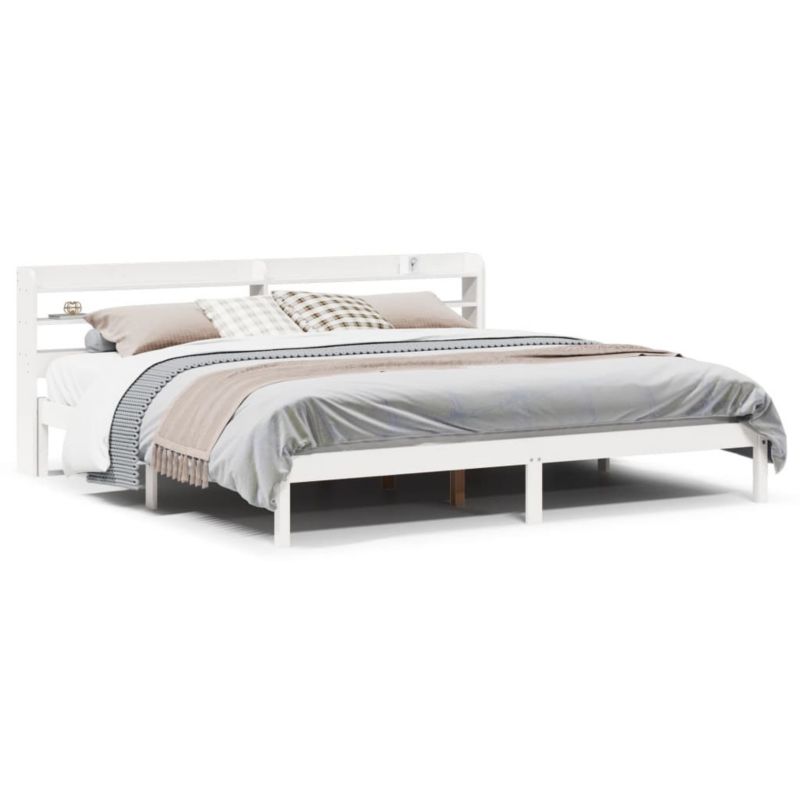 Łóżko drewniane WaszeMeble 180x200 cm biała WM-3306548 1 szt.