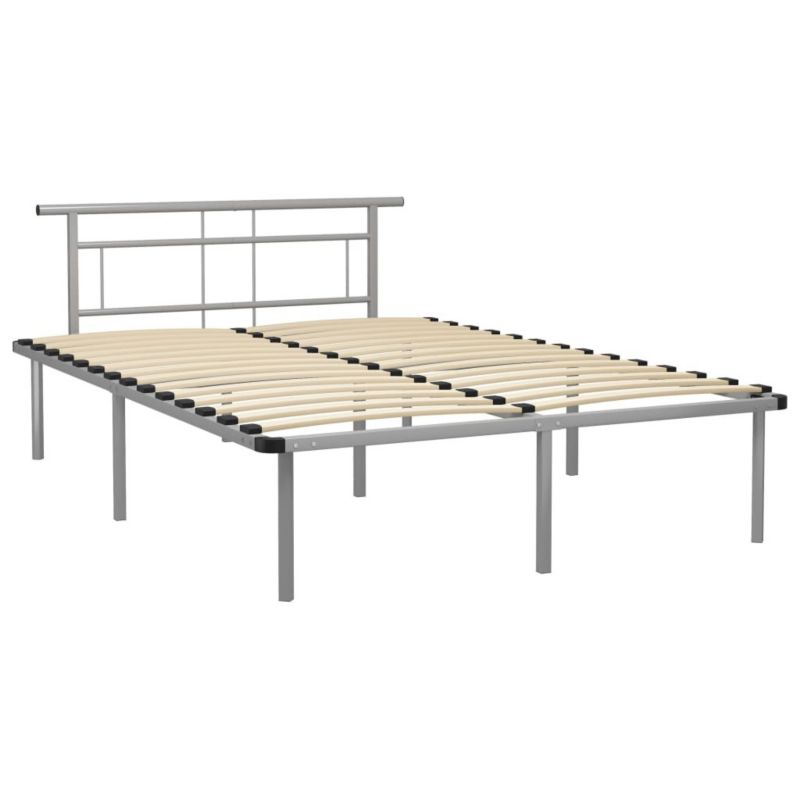 Łóżko metalowe WaszeMeble 140x200 cm szara WM-324831 1 szt.