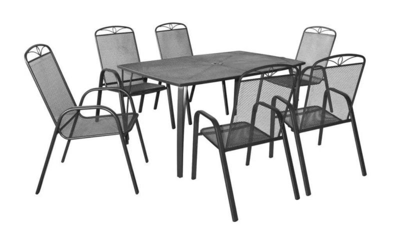Meble ogrodowe HECHT navassa SET6 aluminium stół krzesła 1 SZT