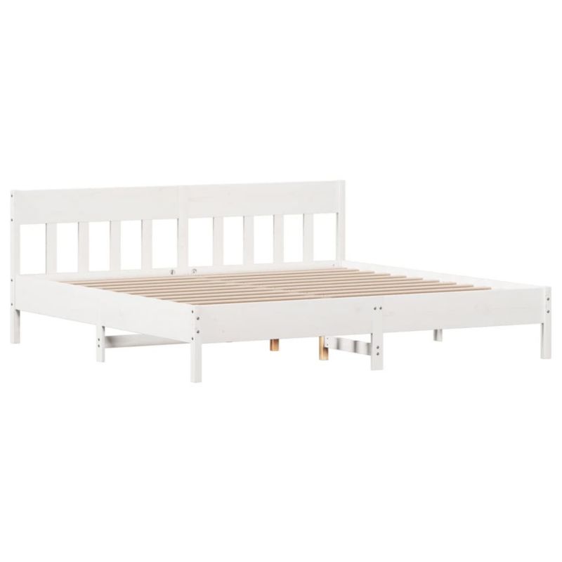 Łóżko drewniane WaszeMeble 180x200 cm biała WM-3216204 1 szt.
