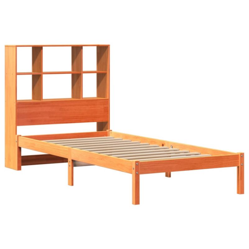Łóżko drewniane WaszeMeble 75x190 cm brąz WM-3321597 1 szt.