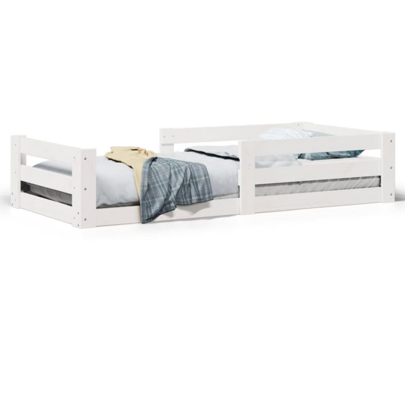 Łóżko drewniane WaszeMeble 70x140 cm białe WM-855688 1 szt.