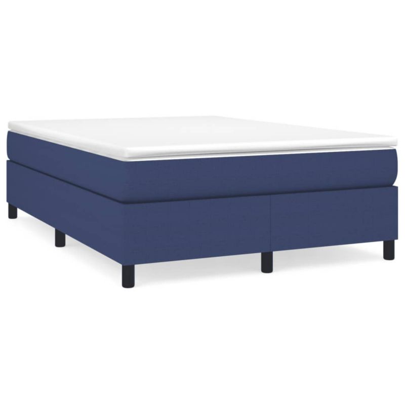Łóżko kontynentalne WaszeMeble 140x200 cm niebieskie WM-3144429 1 szt.