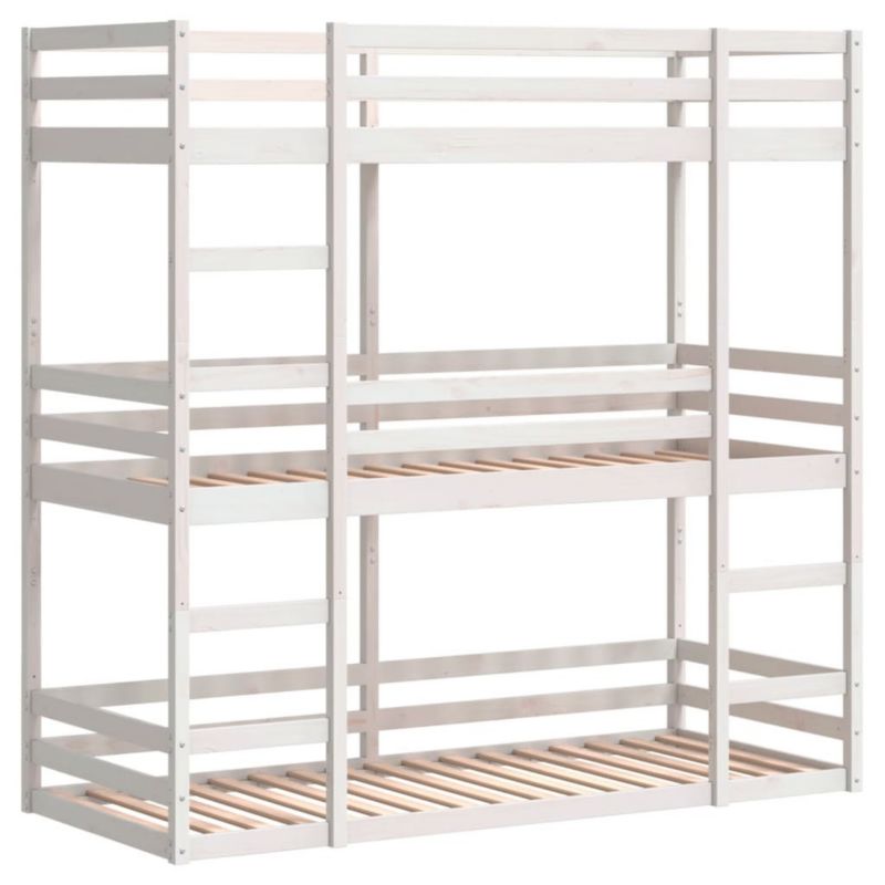 Łóżko piętrowe WaszeMeble 90x190 cm białe WM-3284258 1 szt.