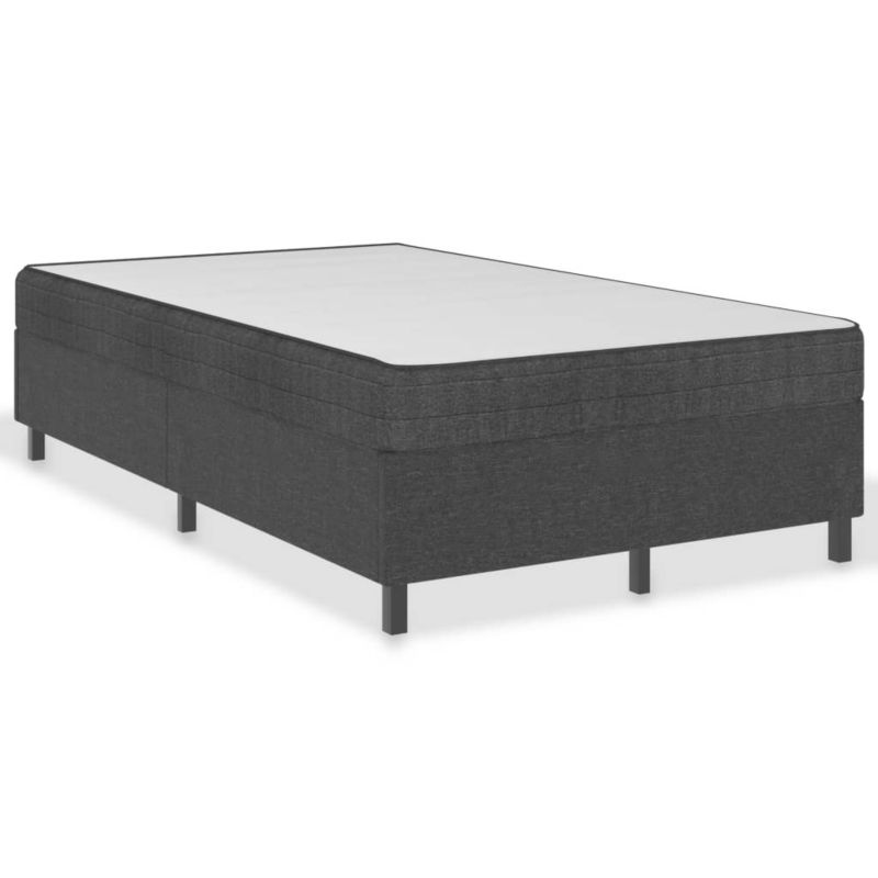 Łóżko kontynentalne WaszeMeble 120x200 cm ciemnoszare WM-3054723 1 szt.
