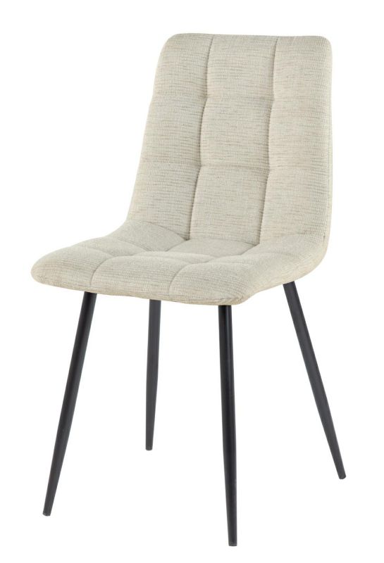 Krzesło tapicerowane SELIA HowHomely beż 88 cm 1 szt.