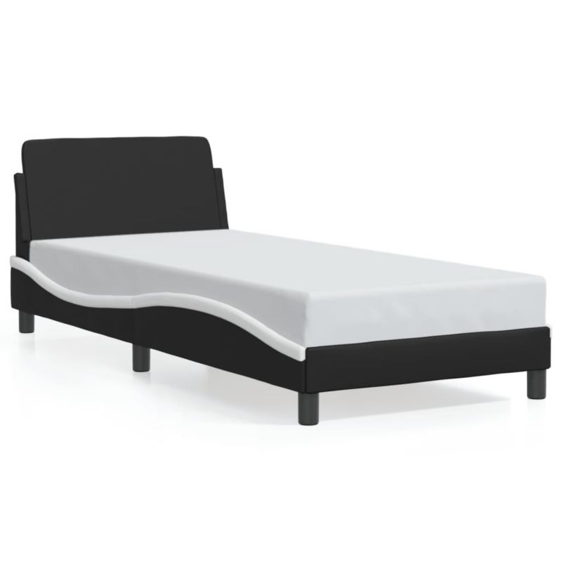 Łóżko tapicerowane WaszeMeble 80x200 cm czarne WM-373083 1 szt.
