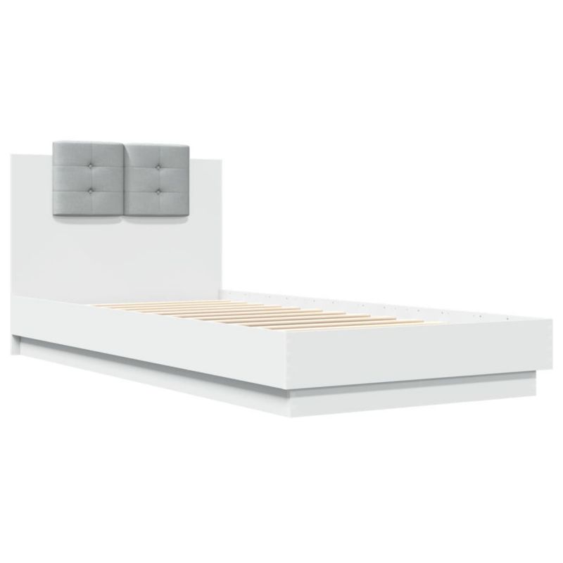 Łóżko drewniane WaszeMeble 100x200 cm biała WM-3210024 1 szt.