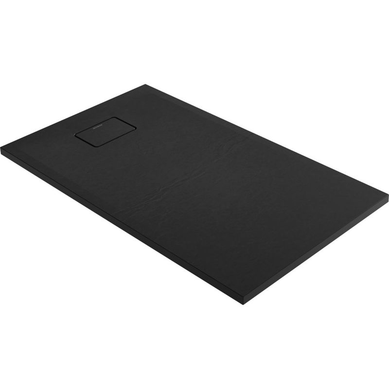 Brodzik Oltens Bergytan 120x70 cm RockSurface czarny mat antypoślizgowy 1 szt.