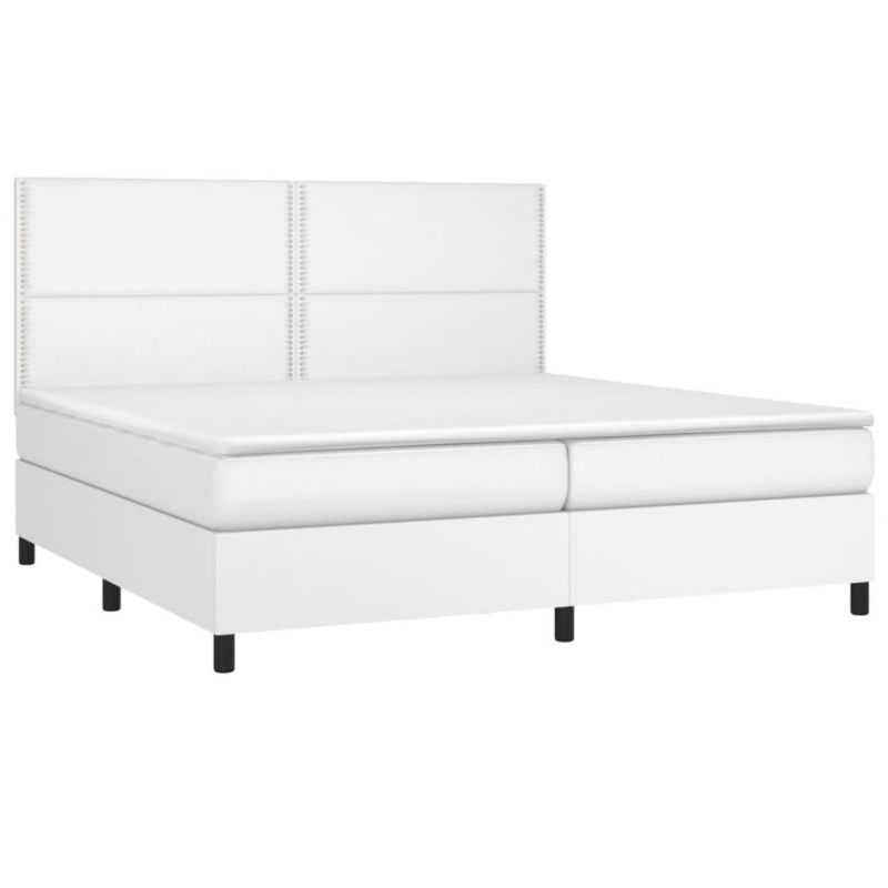 Łóżko kontynentalne WaszeMeble 200x200 cm biała WM-3135904 1 szt.