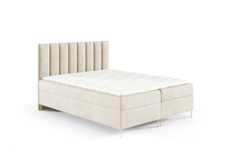 Łóżko kontynentalne SOFELLO Nina Box 200x200 z nogami riviera21 1szt.