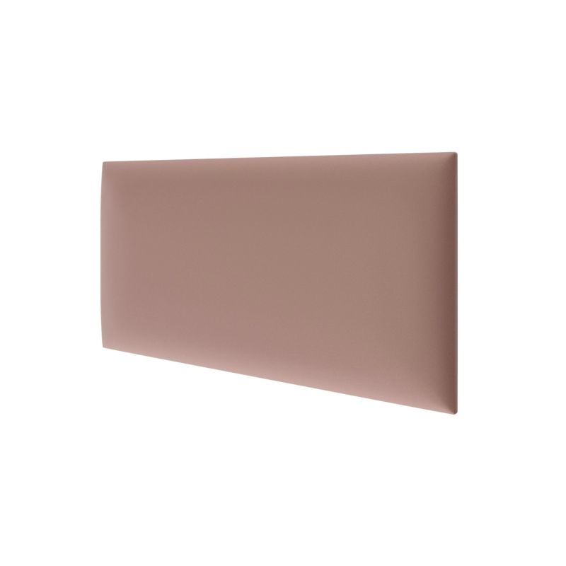 Panel tapicerowany ścienny Stegu wezgłowie 60x30 cm Różowy welur - akustyczny, dekoracyjny 1 szt.