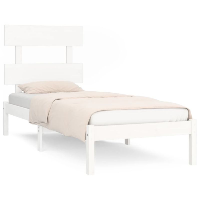 Łóżko drewniane WaszeMeble 90x200 cm biała WM-3104659 1 szt.