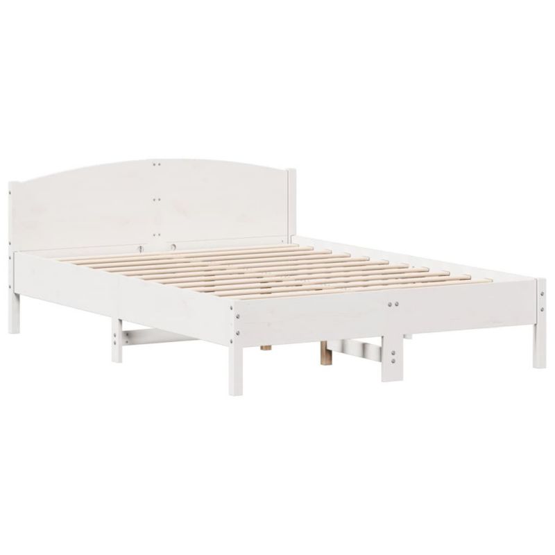 Łóżko drewniane WaszeMeble 120x200 cm biała WM-842599 1 szt.