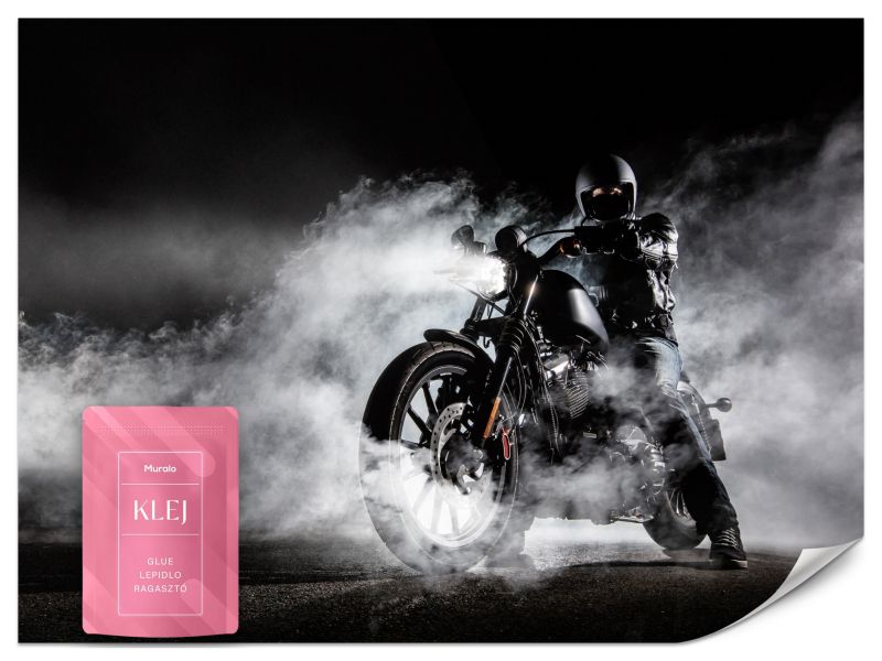 Fototapeta Muralo Motocykl We Mgle Wystrój Siłowni 300x210 cm 1szt.