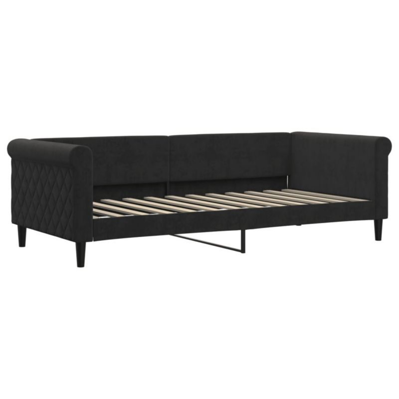 Łóżko dzienne WaszeMeble 90x200 cm czarne WM-354248 1 szt.