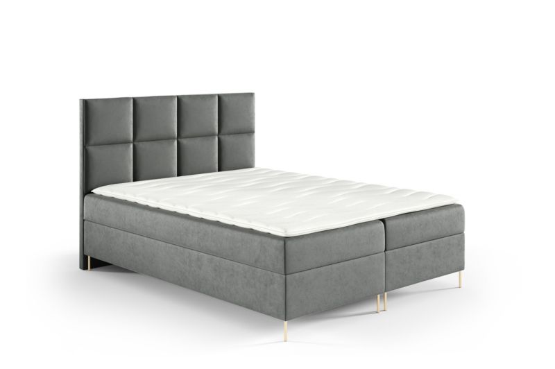 Łóżko kontynentalne SOFELLO Gobi Box 140x200 z nogami riviera91 1szt.