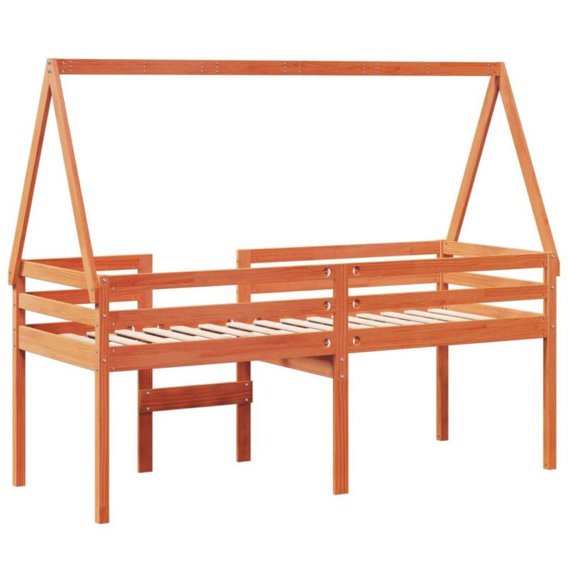 Łóżko drewniane WaszeMeble 90x190 cm brąz WM-3282100 1 szt.