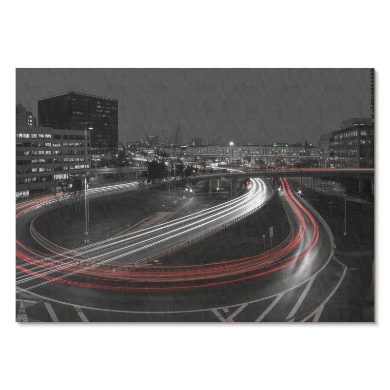 Nowoczesny Plakat na Płótnie Tulup 59,4x42 cm (A2) Miejski ruch Do biura, salonu, sypialni 1 szt.