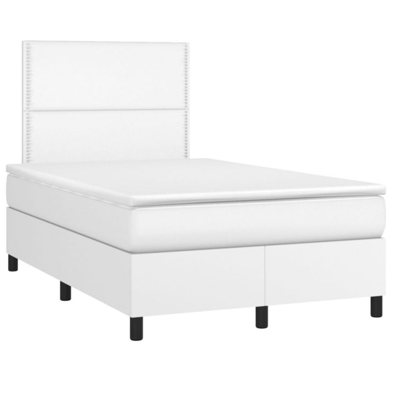 Łóżko kontynentalne WaszeMeble 120x200 cm biała WM-3135874 1 szt.