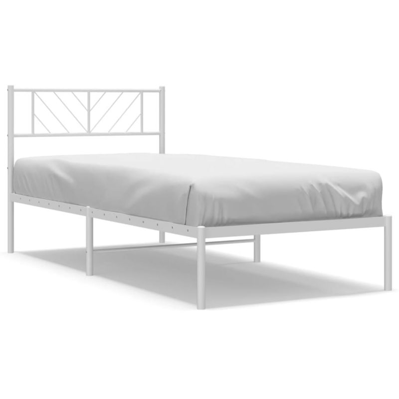 Łóżko metalowe WaszeMeble 90x190 cm biały WM-372220 1 szt.