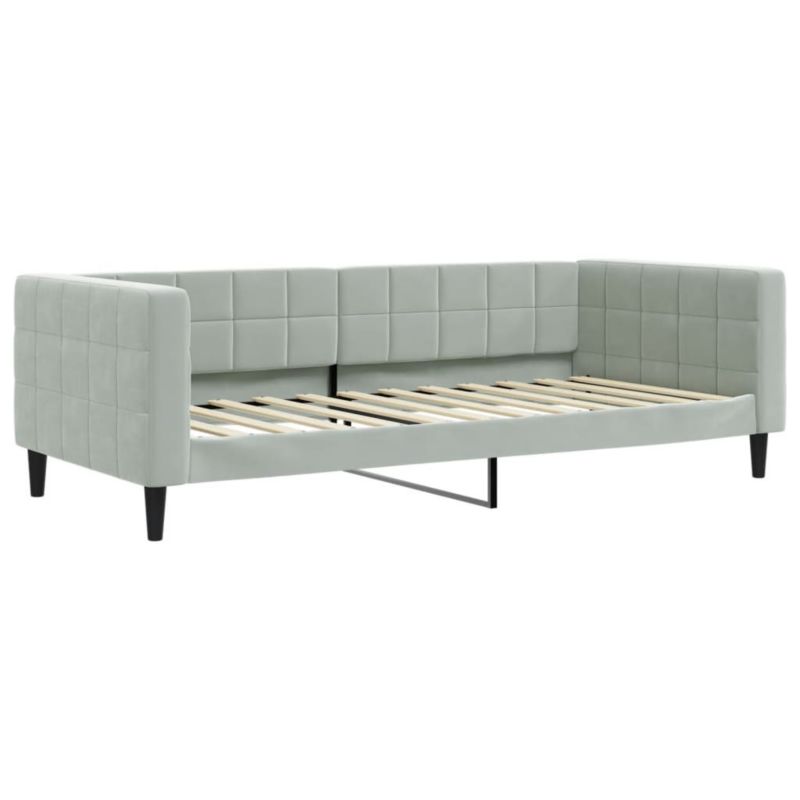 Łóżko dzienne WaszeMeble 90x200 cm jasnoszara WM-354008 1 szt.