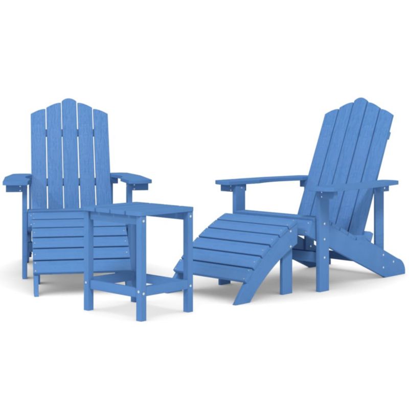 Krzesła ogrodowe Adirondack WaszeMeble HDPE i stal WM-3095715 1 kpl