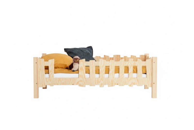 Łóżko dziecięce ADEKO Stolarnia PIKKO B 80x140 sosna 1 szt.