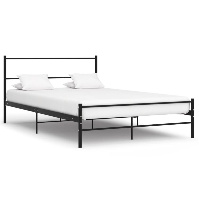 Łóżko metalowe WaszeMeble 160x200 cm czarna WM-286498 1 szt.