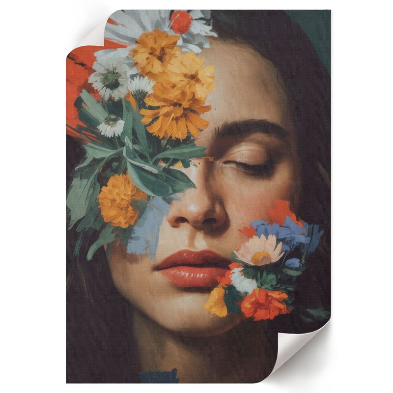Plakat Do Kuchni ArtPrintCave 59,5x84 cm Kwiatowy portret Echo 27 1 szt.