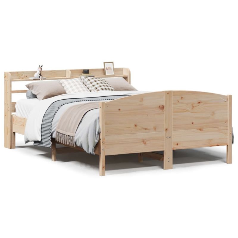 Łóżko drewniane WaszeMeble 150x200 cm brązowe WM-3306963 1 szt.