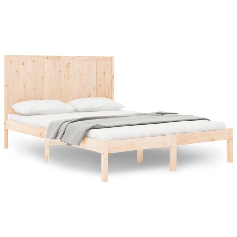 Łóżko drewniane WaszeMeble 120x190 cm brąz WM-3105700 1 szt.