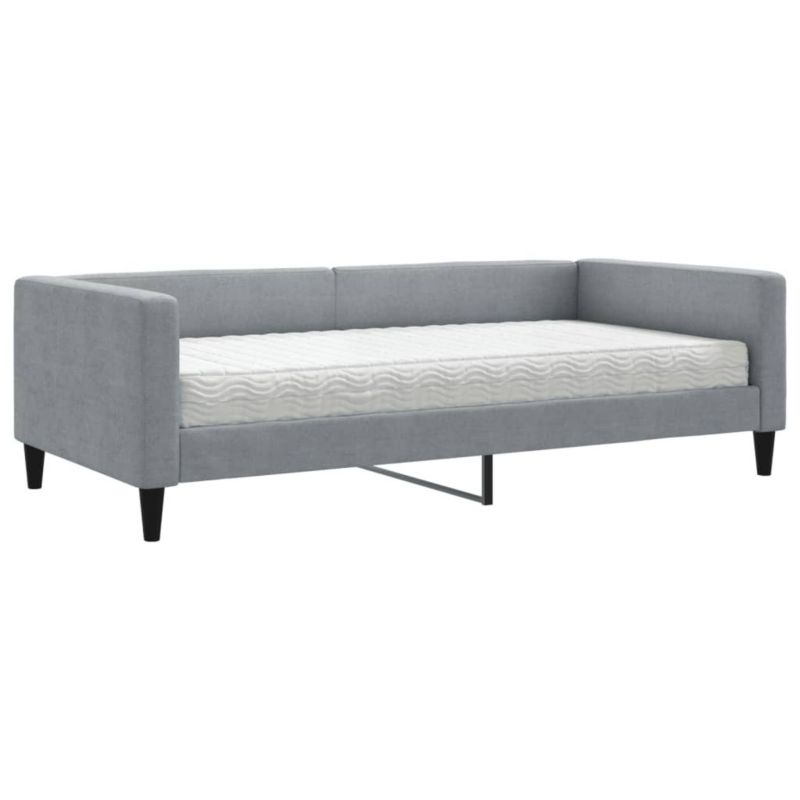 Łóżko dzienne WaszeMeble 100x200 cm jasnoszara WM-3196565 1 szt.