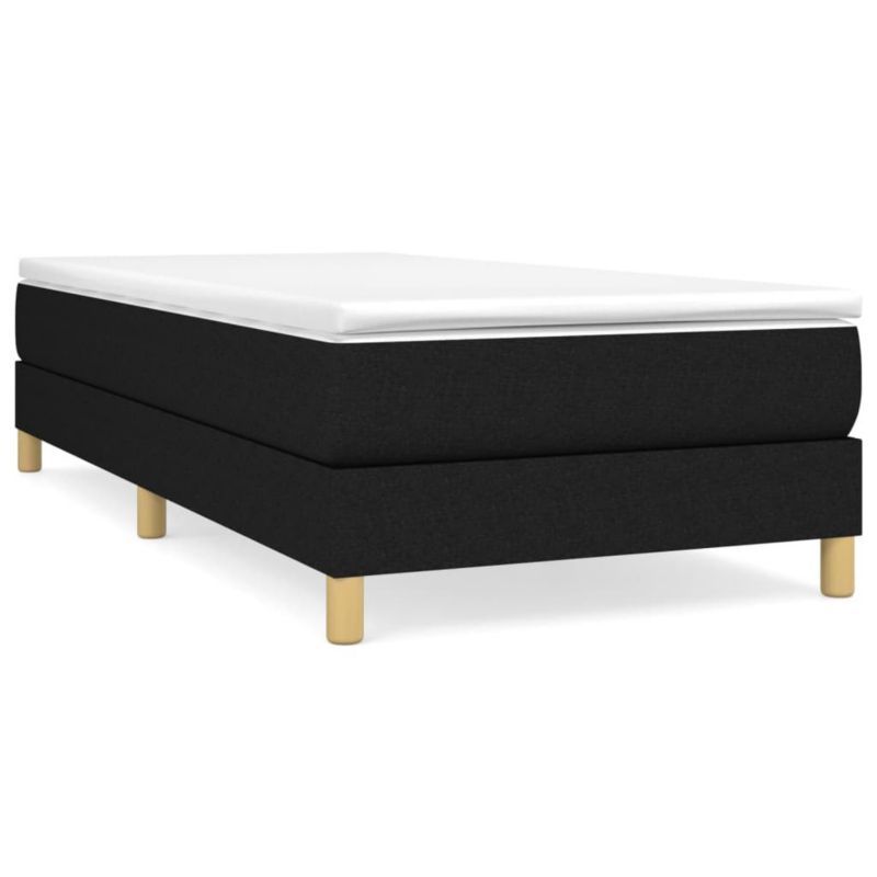 Łóżko kontynentalne WaszeMeble 100x200 cm czarne WM-3144153 1 szt.