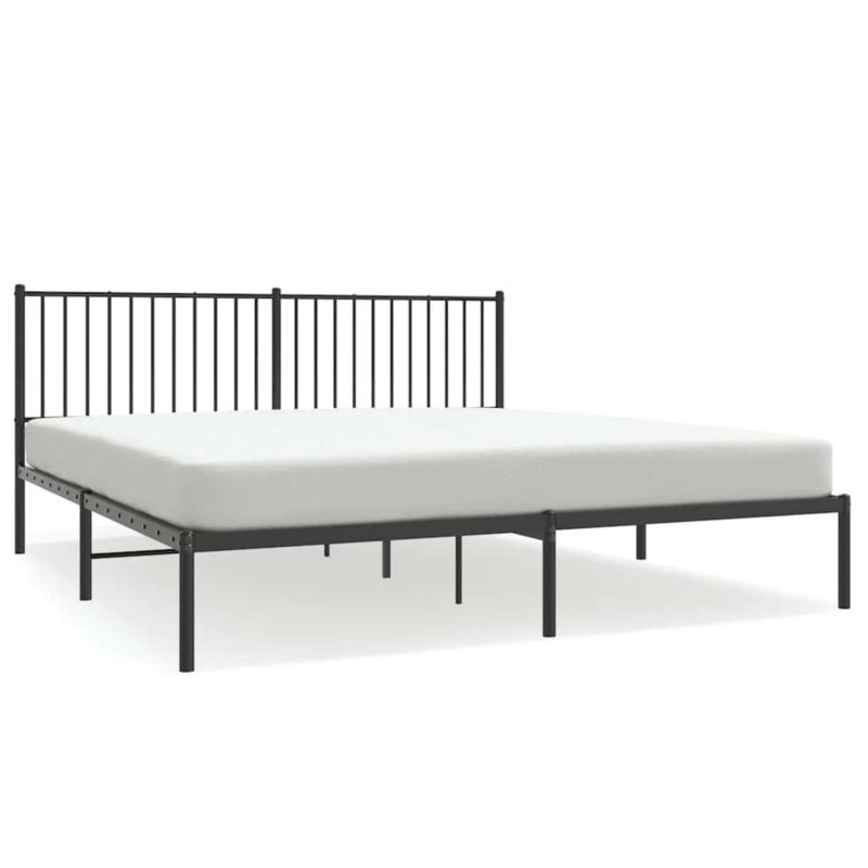 Łóżko metalowe WaszeMeble 180x200 cm czarny WM-350868 1 szt.