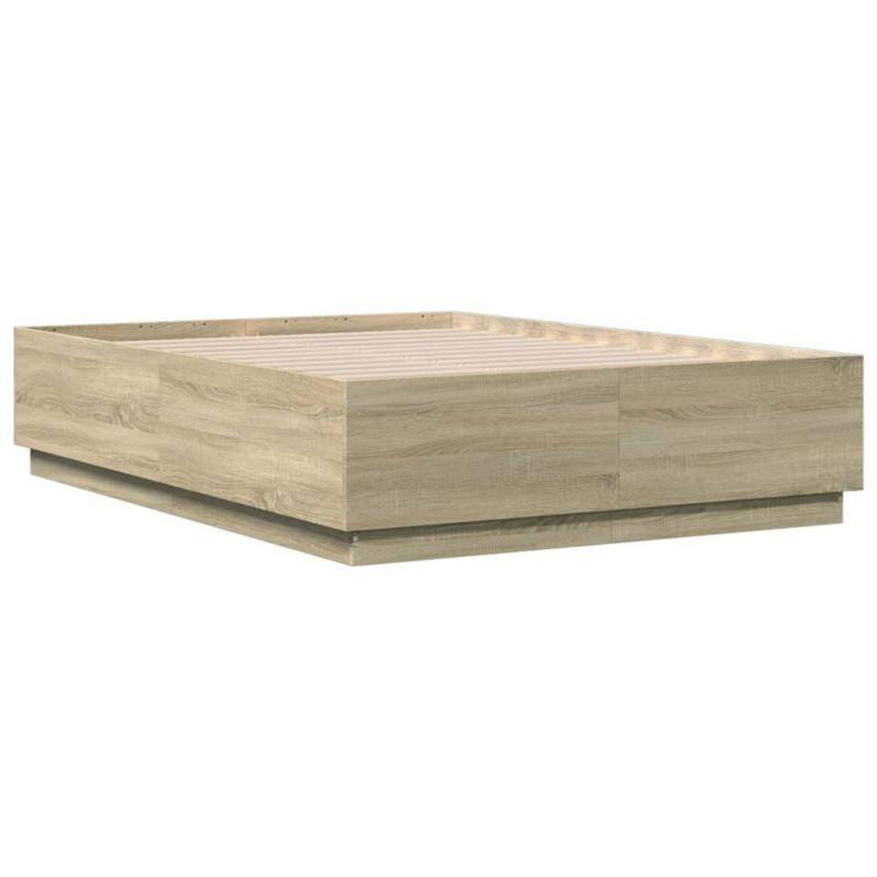 Łóżko drewniane WaszeMeble 135x190 cm brązowe WM-3209648 1 szt.