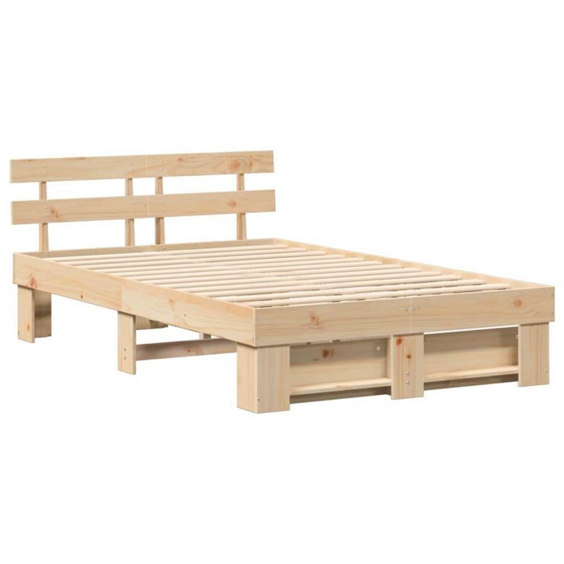 Łóżko drewniane WaszeMeble 135x190 cm brązowy WM-872491 1 szt.