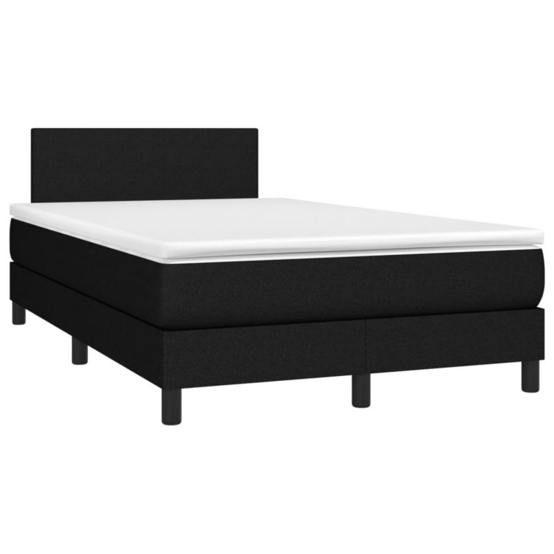 Łóżko kontynentalne WaszeMeble 120x200 cm czarne WM-3132983 1 szt.