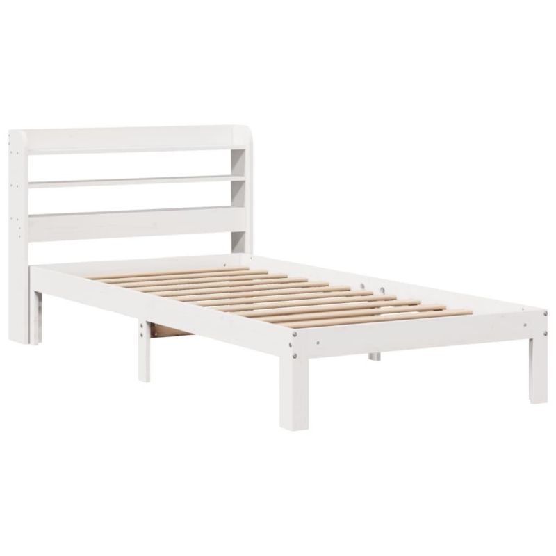 Łóżko drewniane WaszeMeble 75x190 cm biała WM-3306773 1 szt.