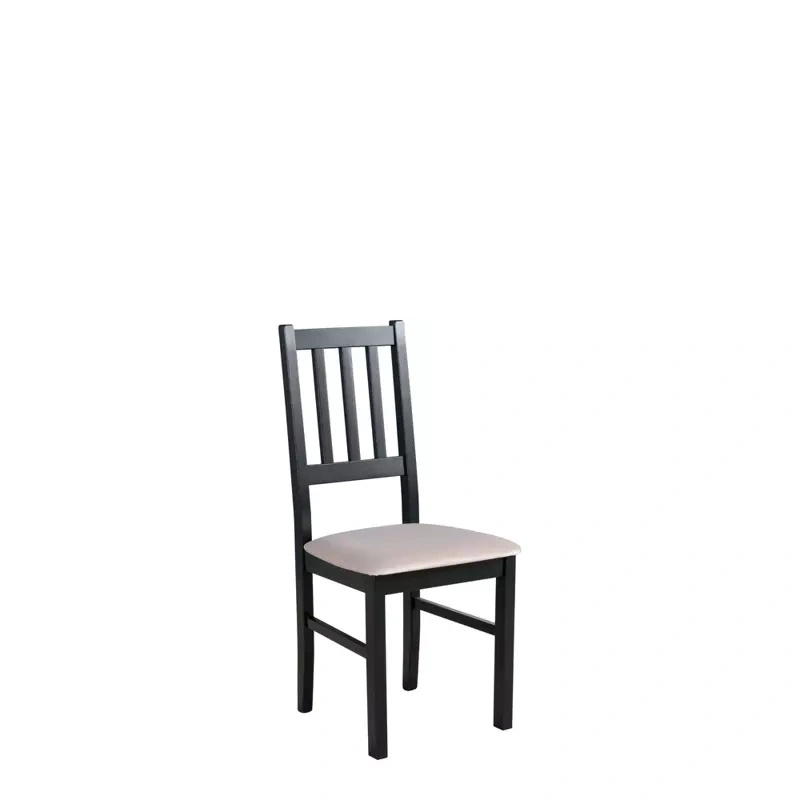 Nowoczesne krzesło do jadalni kuchni czarne BAROTTI