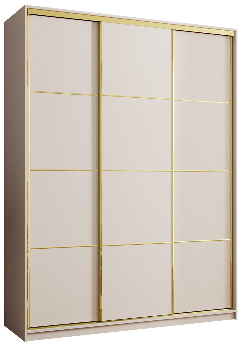 Szafa trzydrzwiowa 180 cm GOLD NEW MAX beż piaskowy