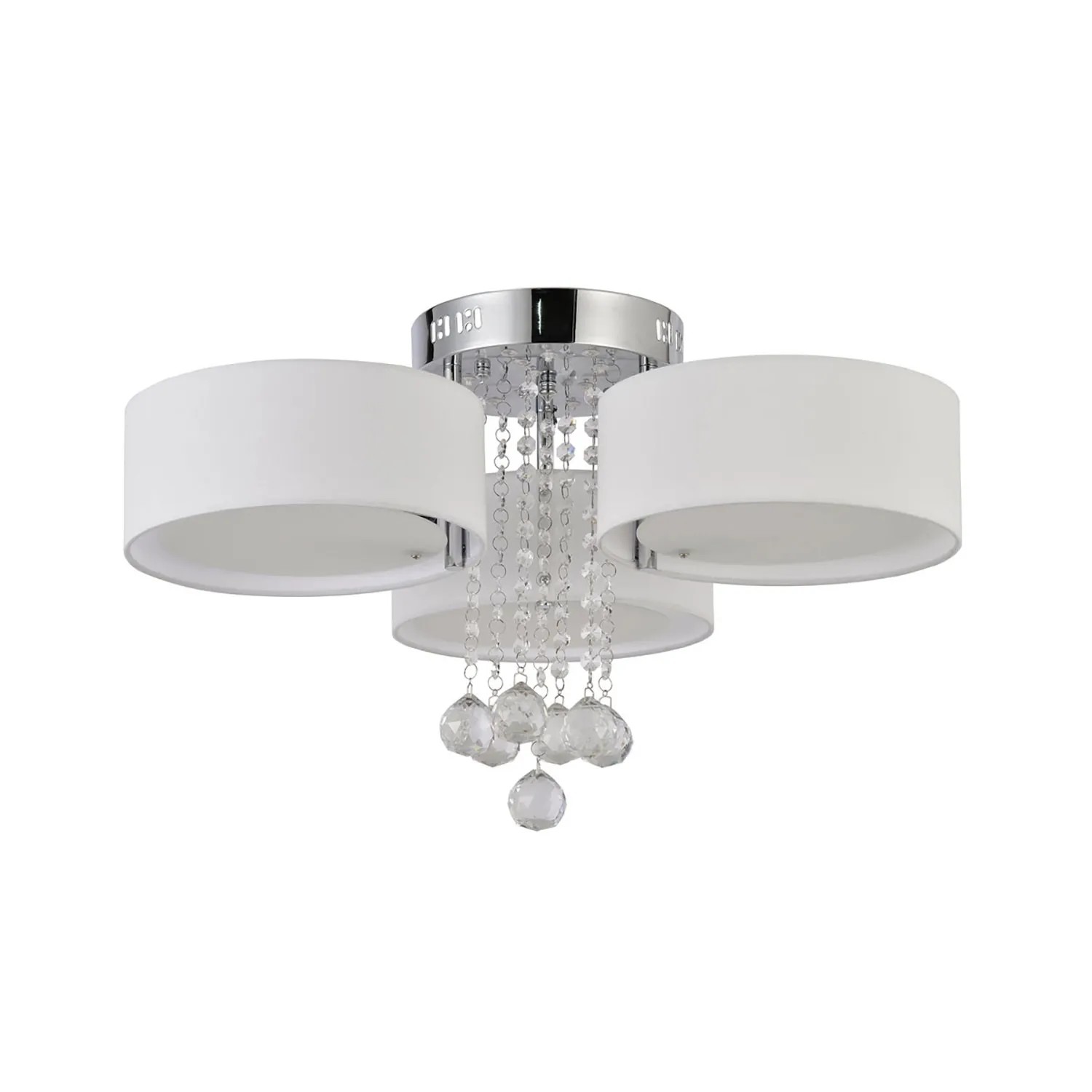 Light Prestige Lampa sufitowa Gambela 3xE27 max. 40W+ LED 2W biała
