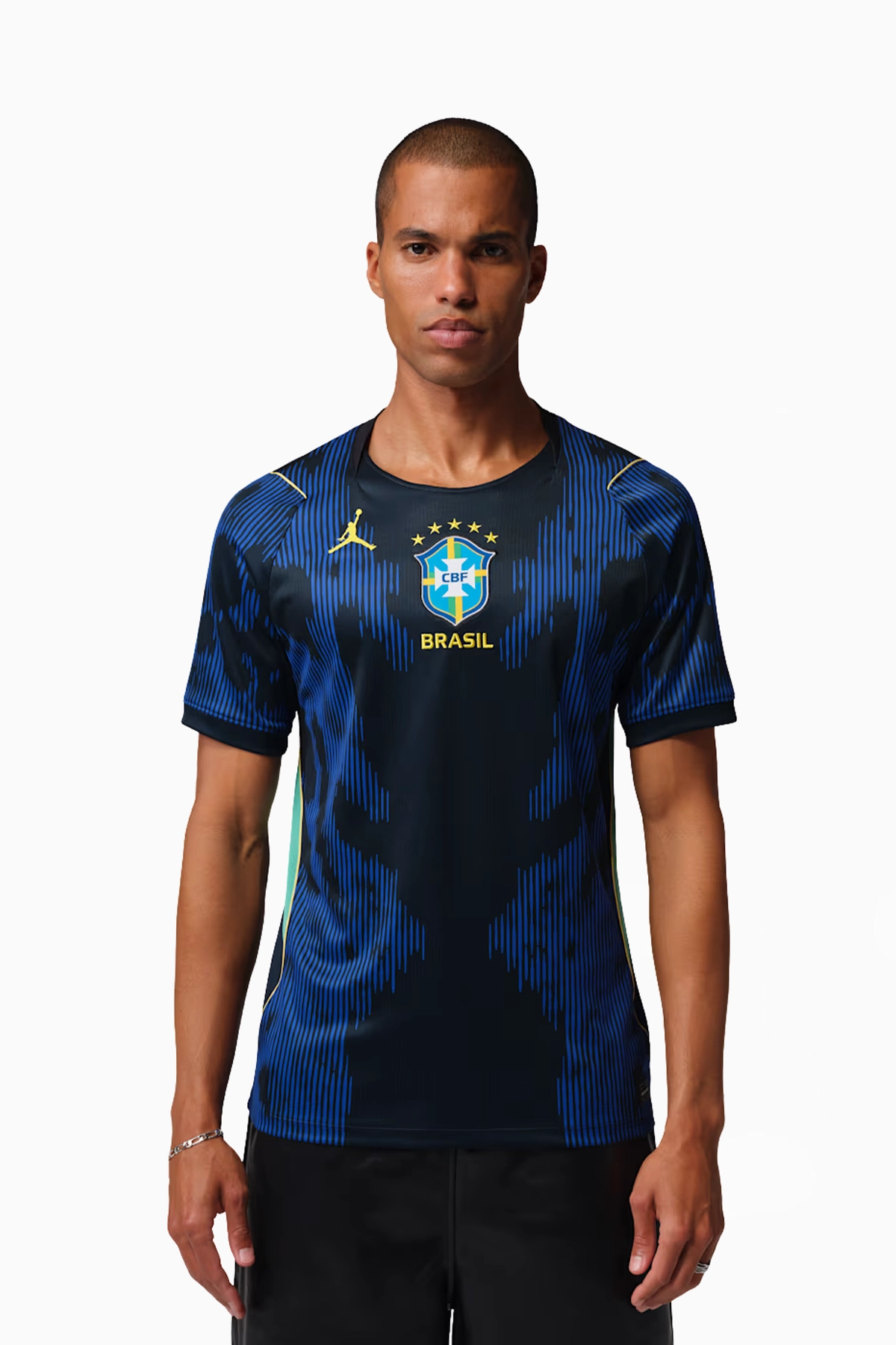 Koszulka Reprezentacji Brazylii Nike x Jordan 2026 Wyjazdowa Stadium - Granatowy