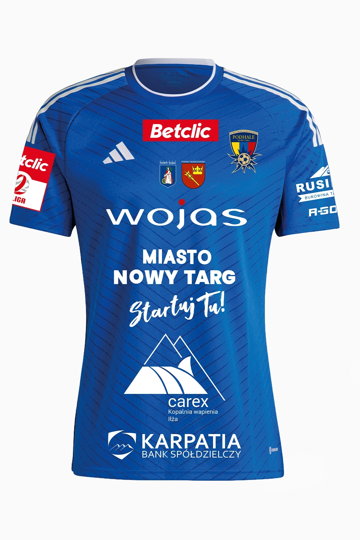 Koszulka adidas Podhale Nowy Targ 25/26 Wyjazdowa - Niebieski