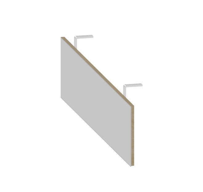 NOTER SP43 osłona do biurka 178,5 cm - płyta laminowana 160x30h