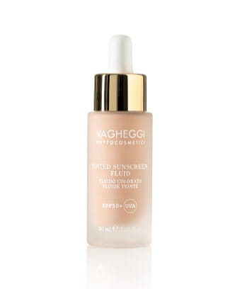 Vagheggi Tinted Sunscreen Fluid SPF50; 30ml.